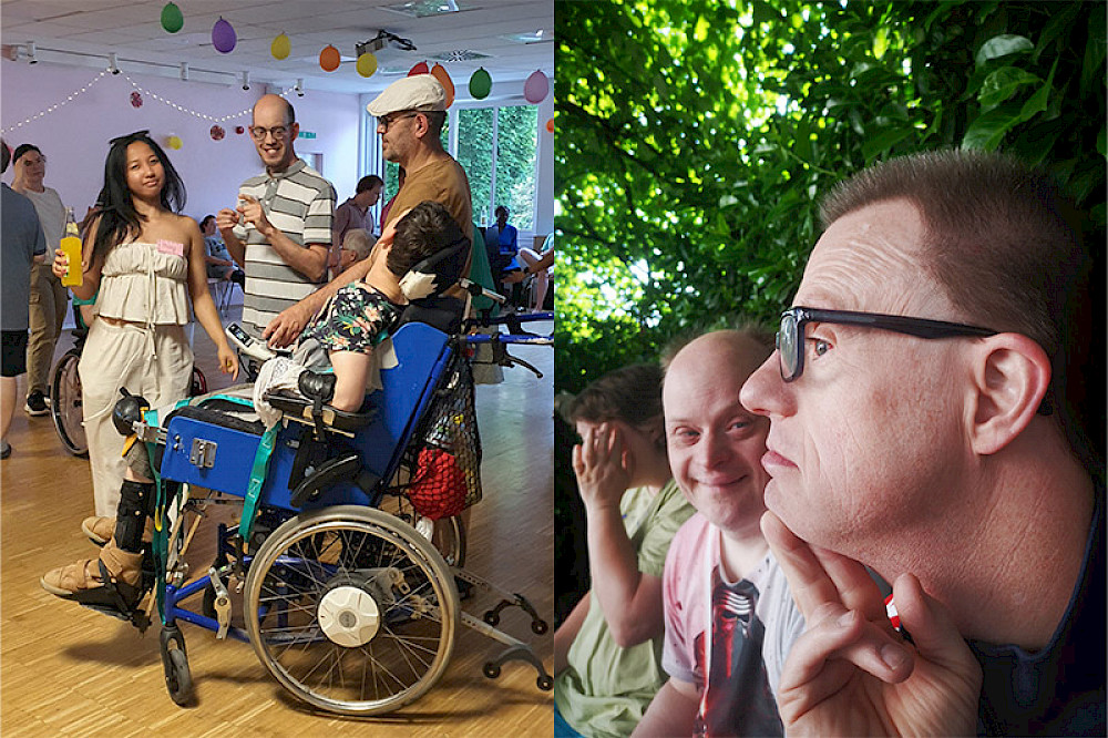 Bild zeigt Menschen beim Feiern.